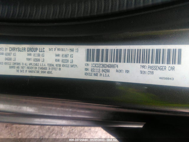 Dodge Avenger Sxt 2013 1C3CDZCB6DN680874 Image 9