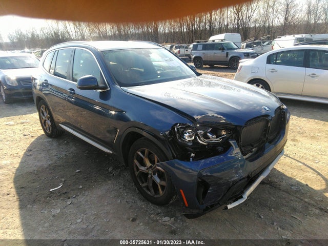 BMW X3 Xdrive30i 2022 IAAI 5UX53DP06N9K59636