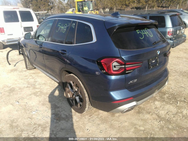 BMW X3 Xdrive30i 2022 аукцион фото