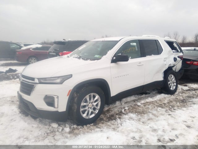 Chevrolet Traverse Ls 2022 1GNEVFKW2NJ180165 Image 2