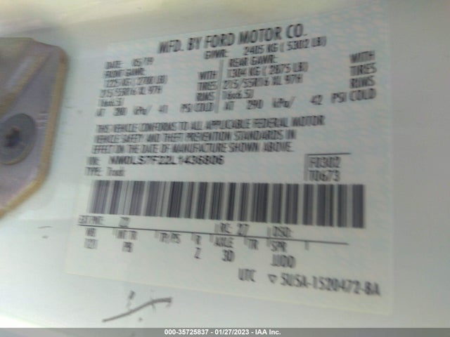 2020 Ford Transit Connect, VIN: NM0LS7F22L1436806