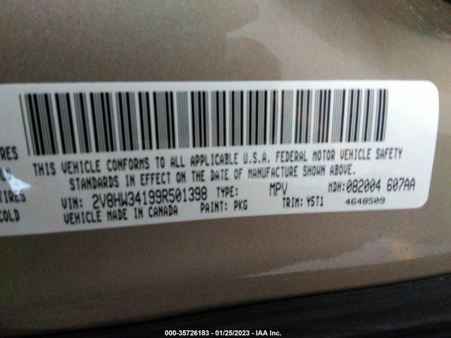 Volkswagen ROUTAN SE 2009 2V8HW34199R501398 Image 10
