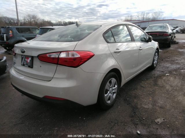 KNAFK4A65F5312449 KIA FORTE LX