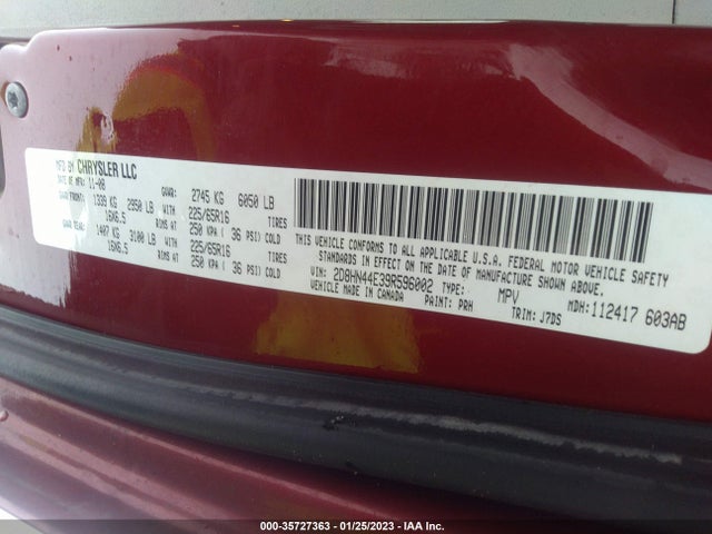 Dodge Grand Caravan Se 2009 2D8HN44E39R596002 Image 10