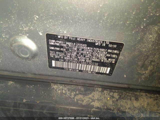 JF2SH6CC3AH776038 Subaru Forester 2.5x Premium