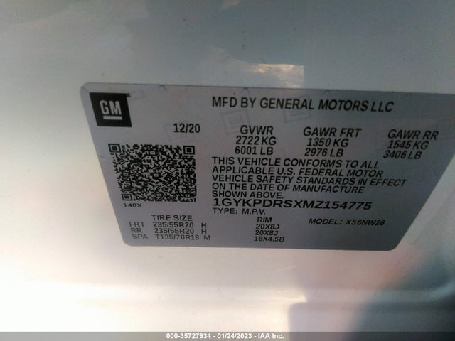 2021 Cadillac XT6, VIN: 1GYKPDRSXMZ154775