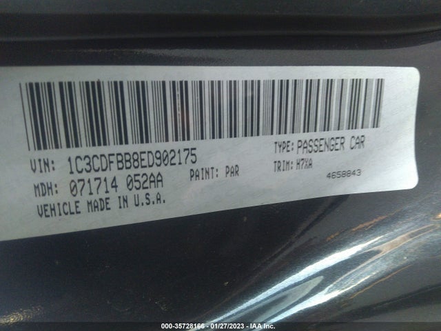 Dodge DART SXT 2014 1C3CDFBB8ED902175 Image 9