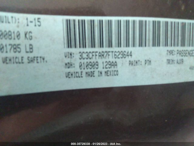 3C3CFFAR7FT623644 Fiat 500 POP