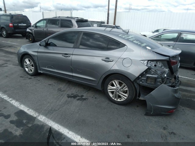 2019 HYUNDAI ELANTRA SEL VIN: 5NPD84LF9KH424848