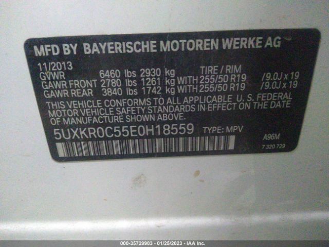 5UXKR0C55E0H18559 BMW X5 Xdrive35i