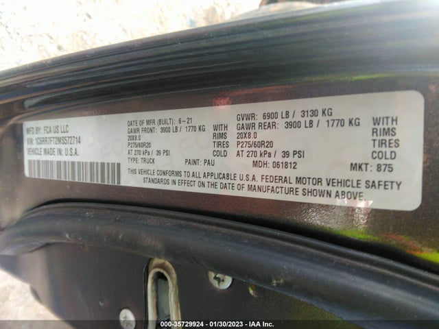RAM 1500 Classic Express 2021 1C6RR7FT2MS572714 Image 10