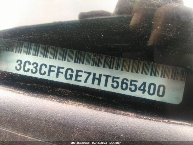 3C3CFFGE7HT565400 Fiat 500E