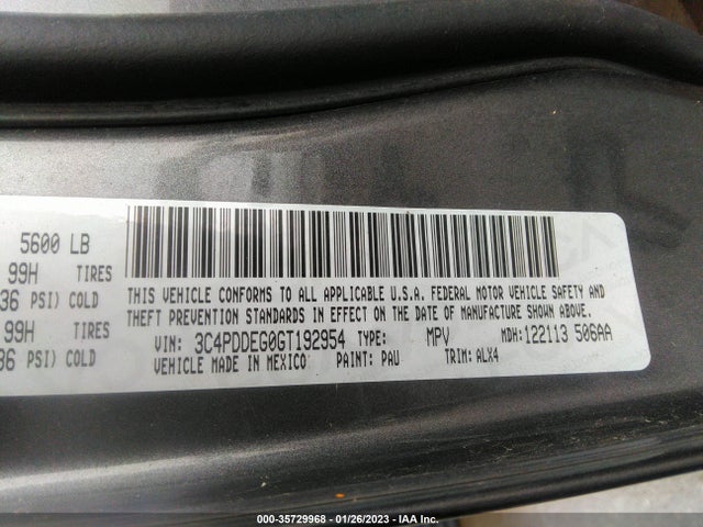 Dodge Journey R/t 2016 3C4PDDEG0GT192954 Image 9