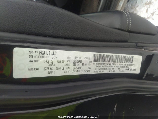 Dodge Durango Citadel 2015 1C4SDJET9FC114866 Image 9