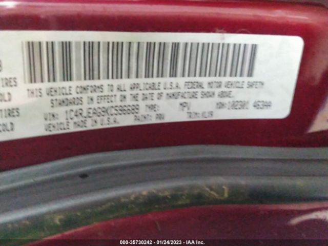 1C4RJEAG9KC596689 Jeep Grand Cherokee Altitude