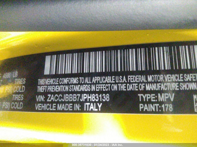 Jeep Renegade Latitude 2018 ZACCJBBB7JPH83138 Image 10