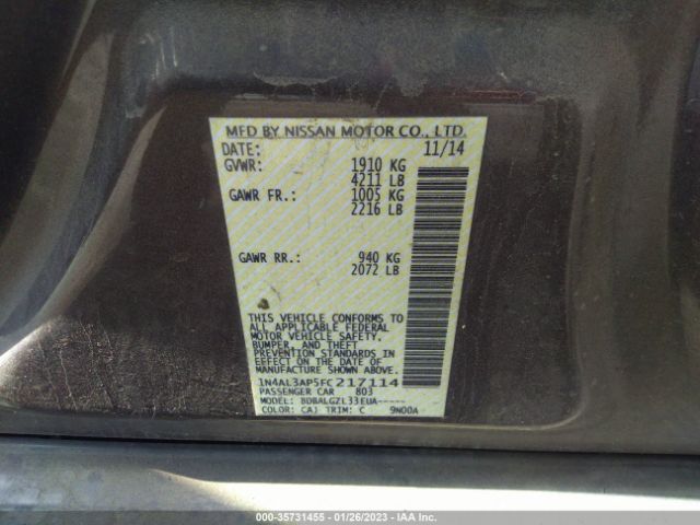 1N4AL3AP5FC217114 Nissan Altima