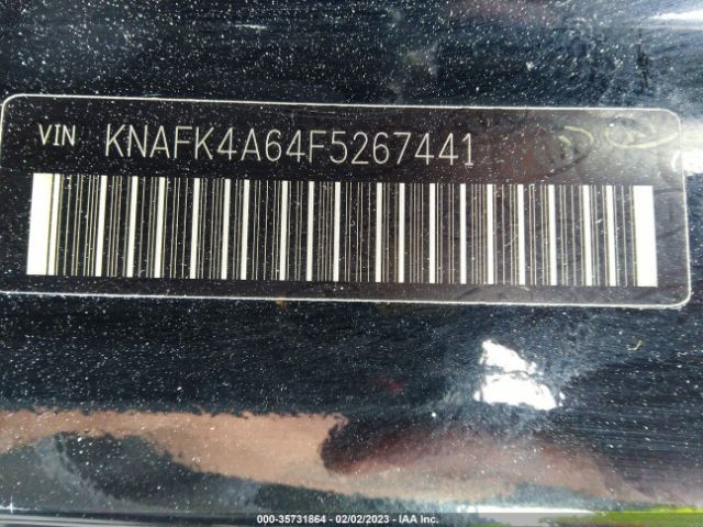 KNAFK4A64F5267441 KIA FORTE LX