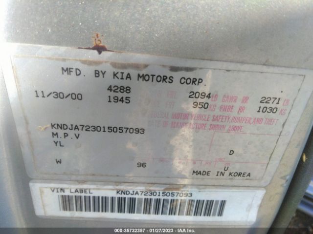 KNDJA723015057093 KIA Sportage