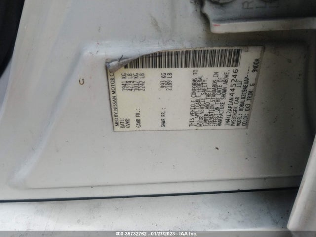 2010 NISSAN ALTIMA 2.5 S VIN: 1N4AL2AP1AN445246