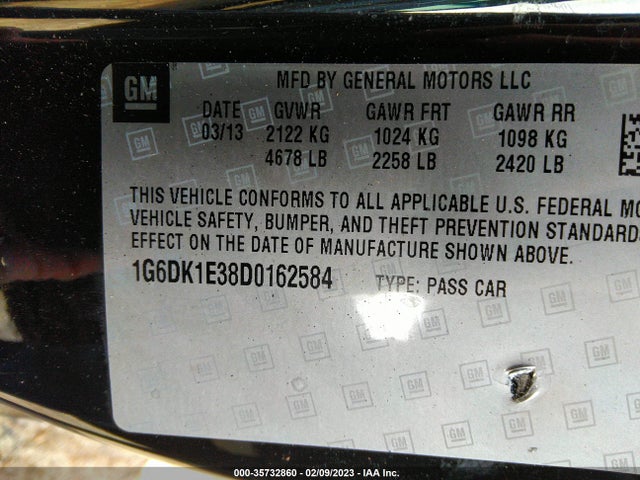 Cadillac Cts Coupe Performance 2013 1G6DK1E38D0162584 Image 11