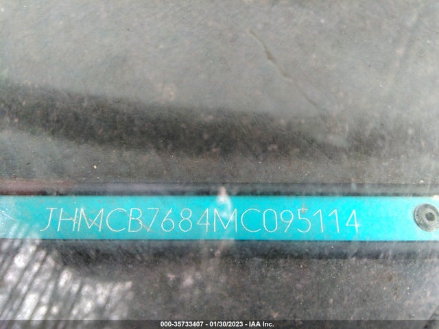 1991 HONDA ACCORD SE VIN: JHMCB7684MC095114