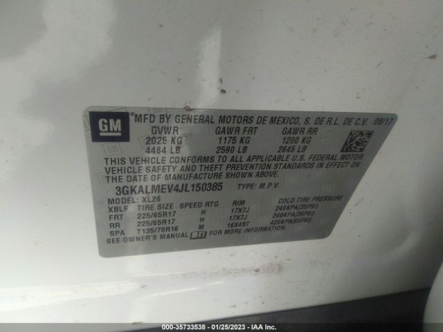3GKALMEV4JL150385 GMC Terrain