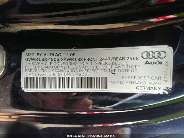 Audi A5 2010 WAUJFAFH6AN014346 Image 11