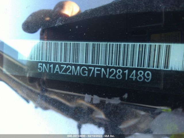 5N1AZ2MG7FN281489 Nissan Murano Platinum
