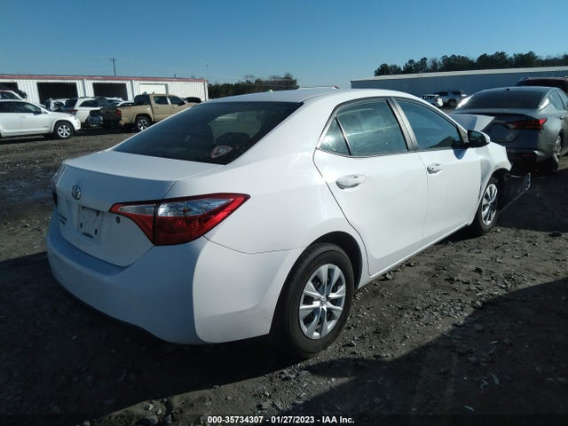2016 TOYOTA COROLLA L/LE/S/S PLUS/LE PLUS VIN: 2T1BURHE0GC499609