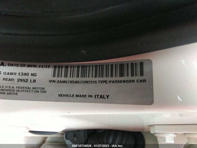 Maserati Ghibli 2018 ZAM57XSA0J1287315 Image 11