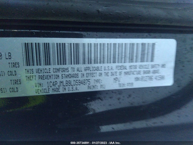 1C4PJMLB9LD594875 Jeep Cherokee Altitude