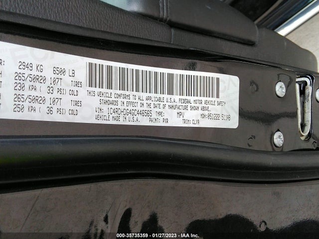 Dodge DURANGO LIMITED 2016 1C4RDHDG4GC446565 Image 9