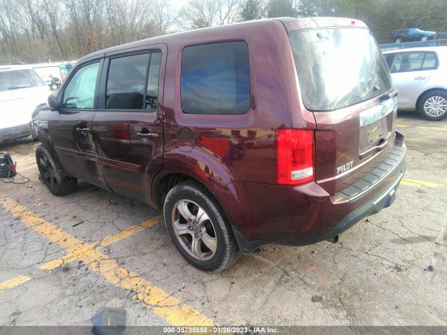 2013 HONDA PILOT EX VIN: 5FNYF3H40DB026566