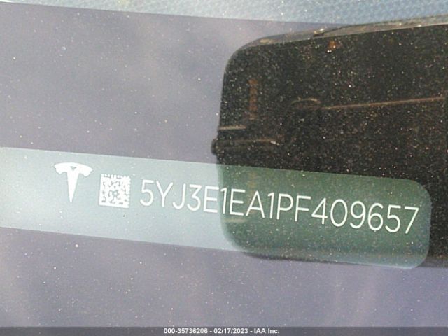 5YJ3E1EA1PF409657 Tesla MODEL 3