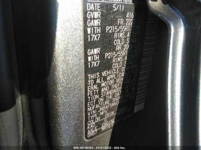 JN8AF5MV0BT021894 Nissan Juke Sl