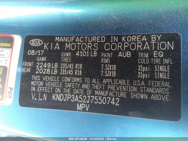 2018 Kia Soul, VIN: KNDJP3A52J7550742