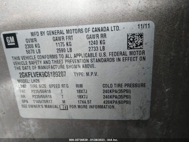2GKFLVEK9C6189207 GMC Terrain
