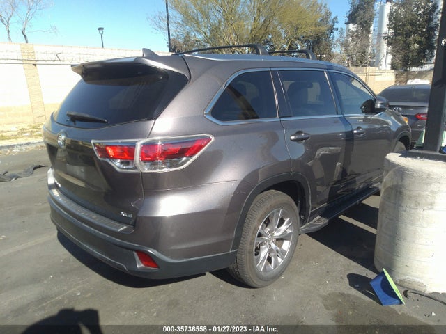 2015 TOYOTA HIGHLANDER XLE VIN: 5TDKKRFHXFS107034