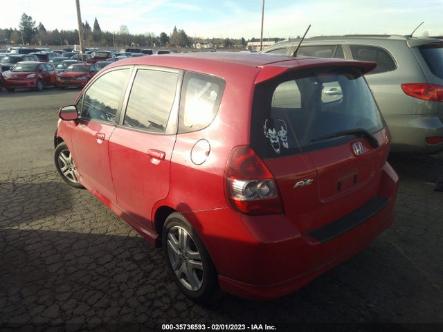2008 HONDA FIT SPORT VIN: JHMGD38628S040236