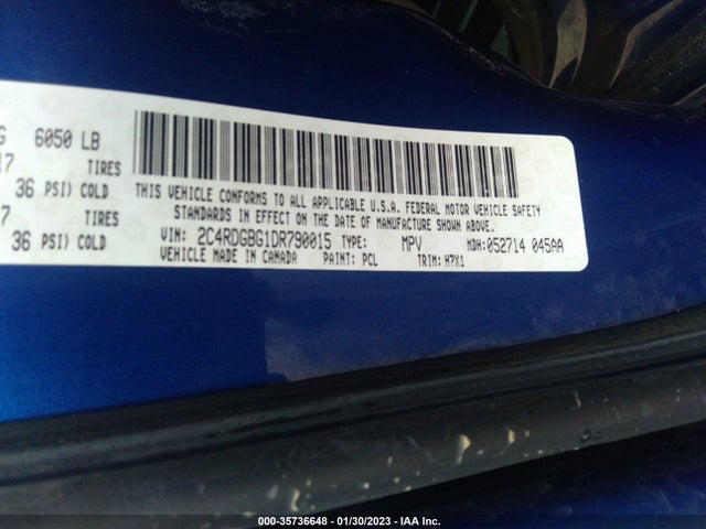 Dodge Grand Caravan American Value Pkg 2013 2C4RDGBG1DR790015 Image 9