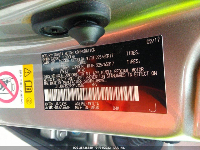 JTJBARBZ3H2124587 Lexus Nx Nx Turbo