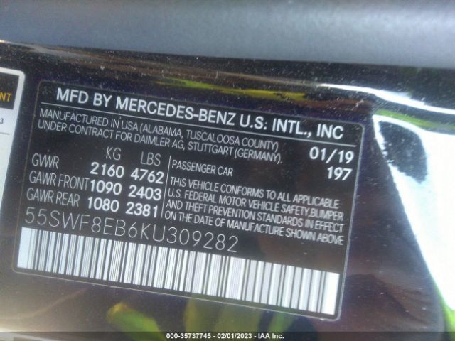 55SWF8EB6KU309282 Mercedes-Benz C-class C 300