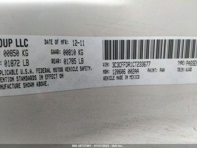 3C3CFFDR1CT233677 Fiat 500