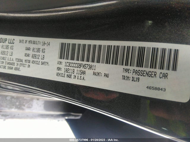 1C3CCCCG9FN573011 Chrysler 200 C