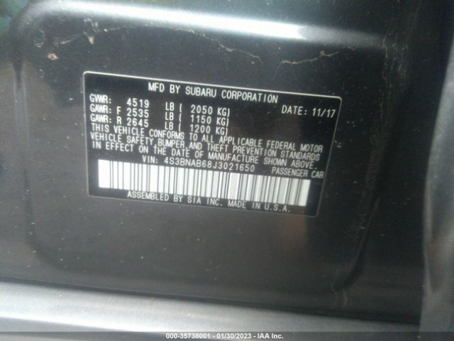 4S3BNAB68J3021650 Subaru LEGACY