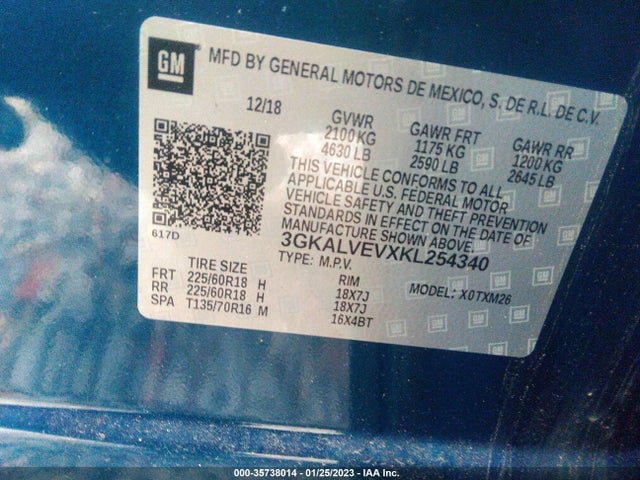 GMC Terrain Slt 2019 3GKALVEVXKL254340 Image 10