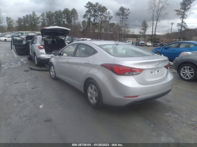 2015 HYUNDAI ELANTRA SE VIN: 5NPDH4AE7FH581262
