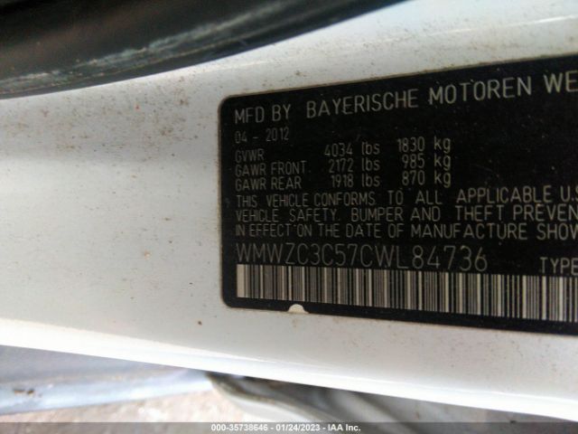WMWZC3C57CWL84736 Mini COOPER COUNTRYMAN