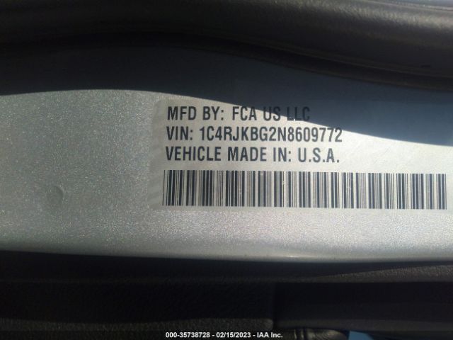 1C4RJKBG2N8609772 Jeep Grand Cherokee L Limited